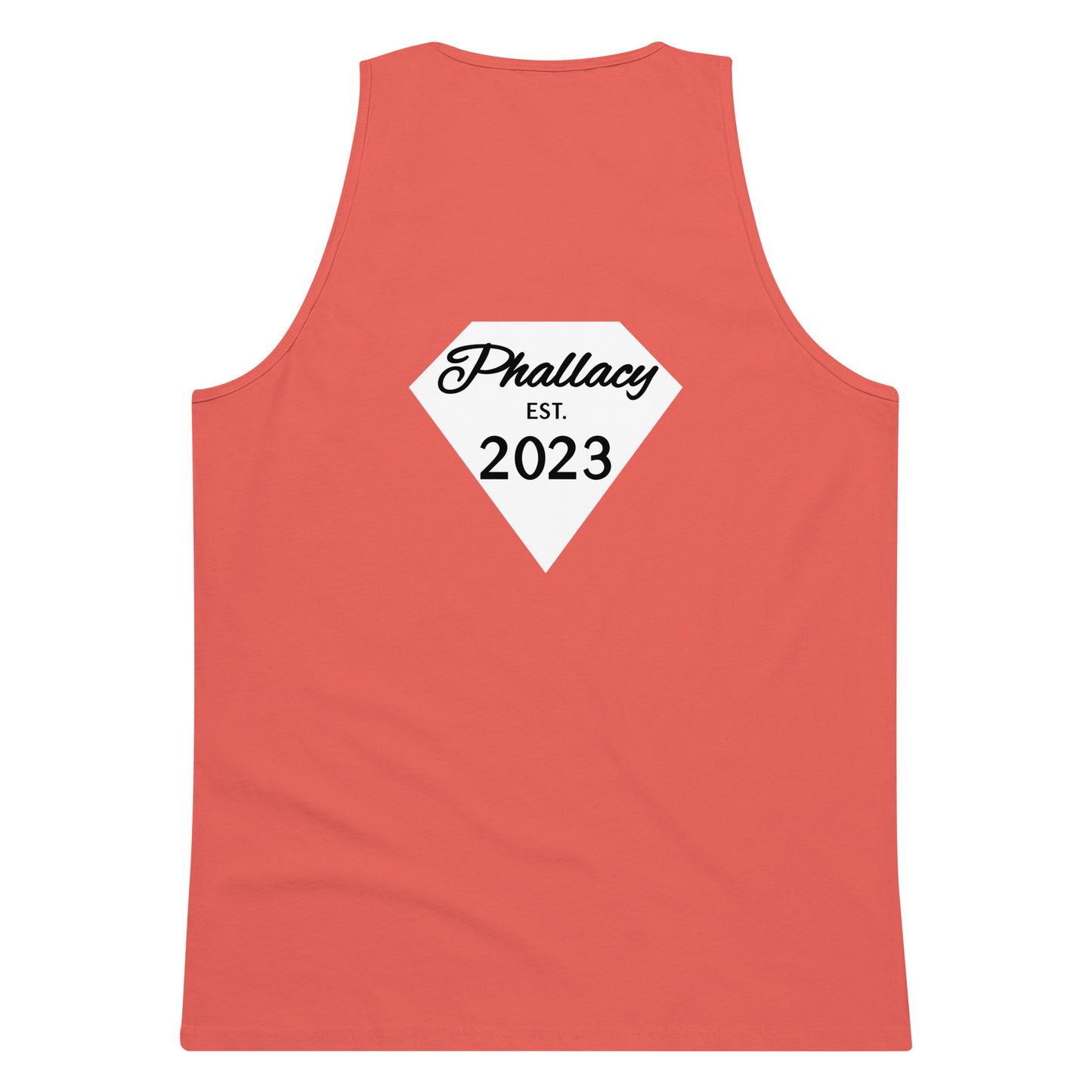Phallacy Diamond Men’s Premium Tank Top (Embroidery)