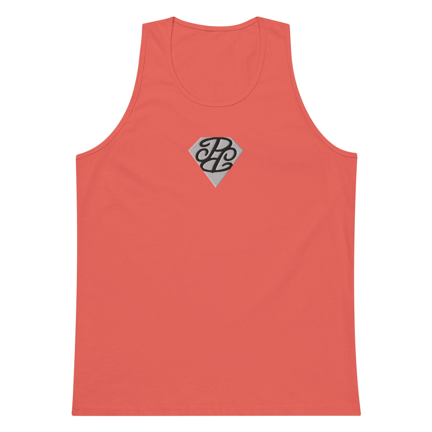 Phallacy Diamond Men’s Premium Tank Top (Embroidery)