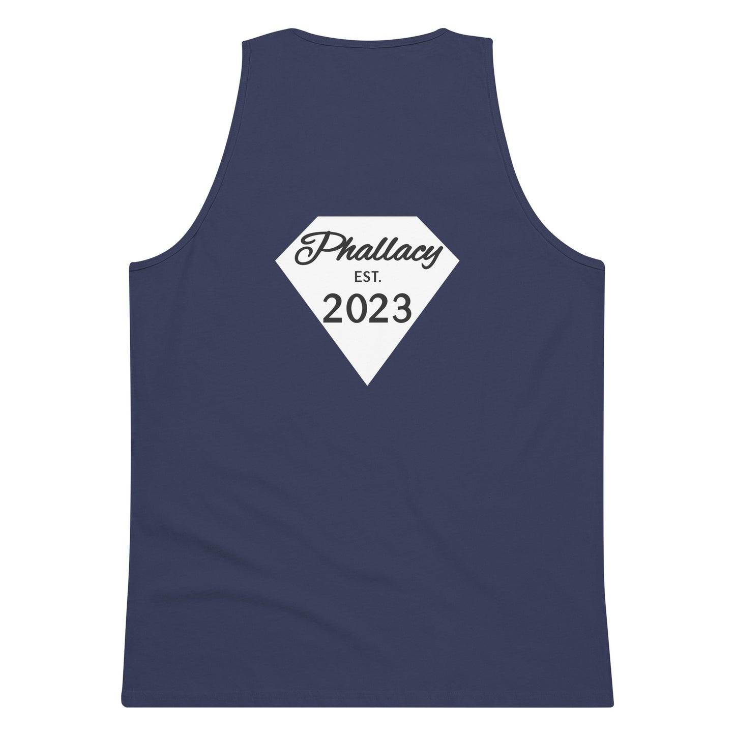Phallacy Diamond Men’s Premium Tank Top (Embroidery)
