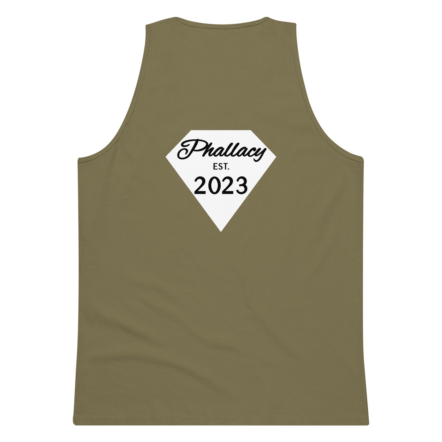 Phallacy Diamond Men’s Premium Tank Top (Embroidery)