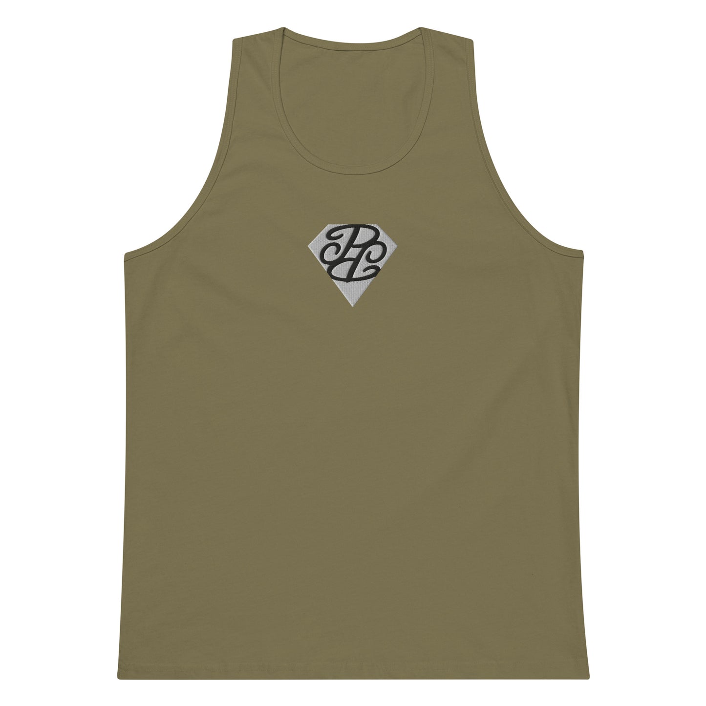 Phallacy Diamond Men’s Premium Tank Top (Embroidery)