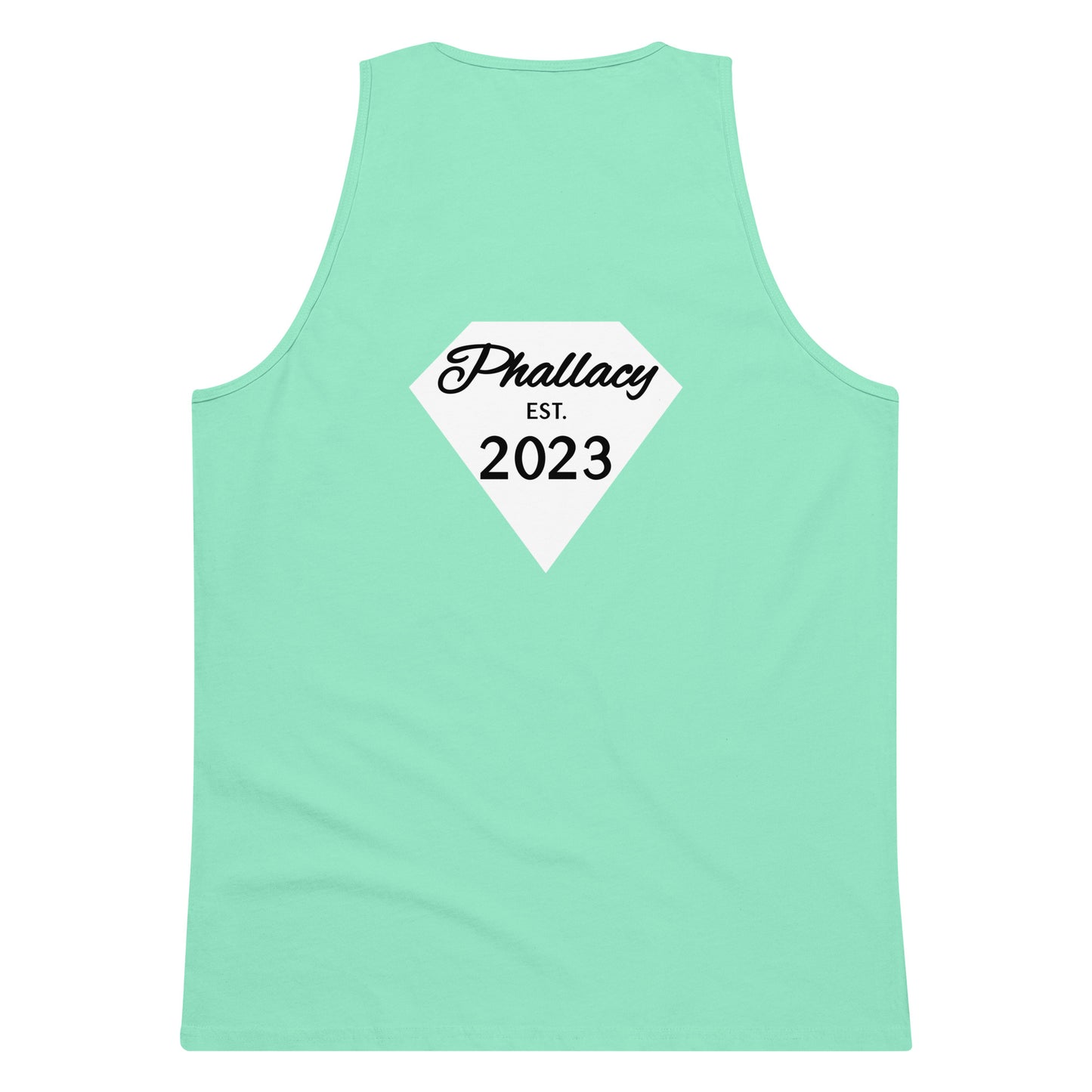 Phallacy Diamond Men’s Premium Tank Top (Embroidery)