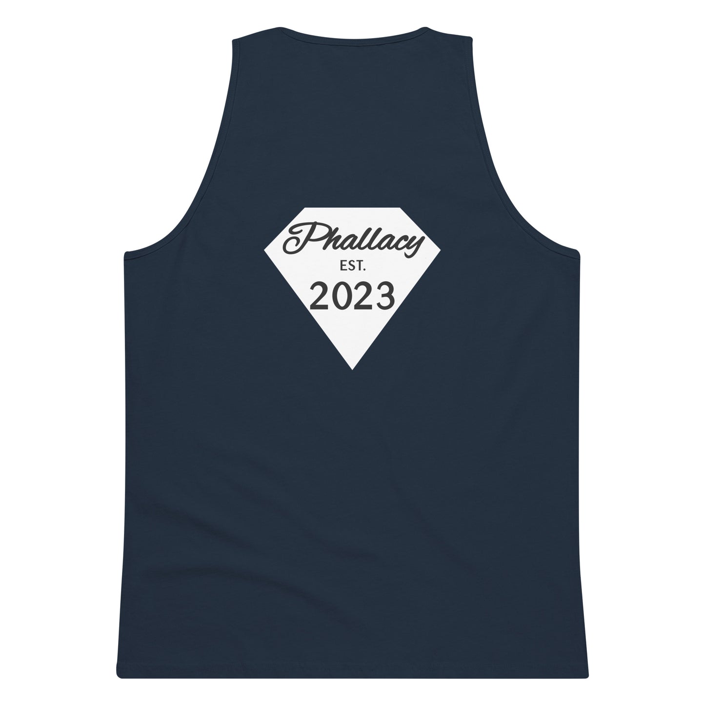 Phallacy Diamond Men’s Premium Tank Top (Embroidery)