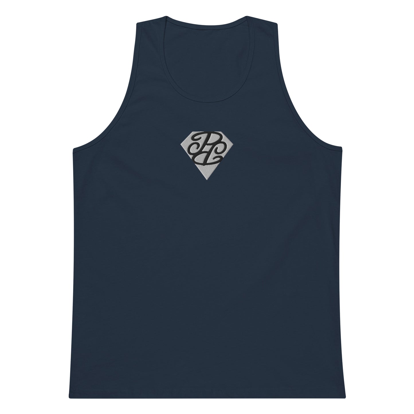 Phallacy Diamond Men’s Premium Tank Top (Embroidery)