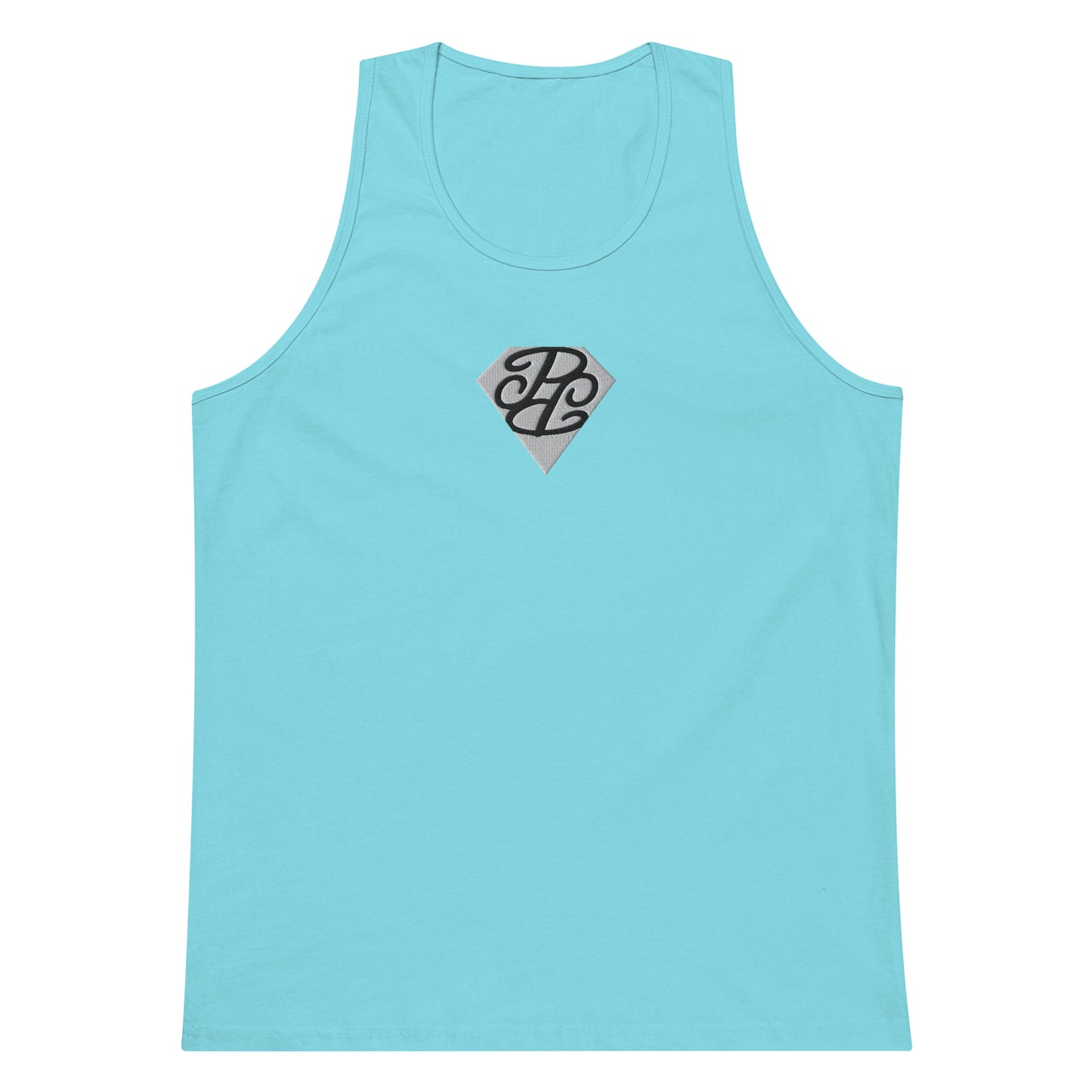 Phallacy Diamond Men’s Premium Tank Top (Embroidery)