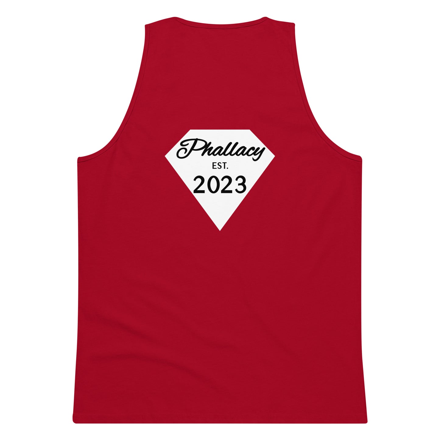 Phallacy Diamond Men’s Premium Tank Top (Embroidery)