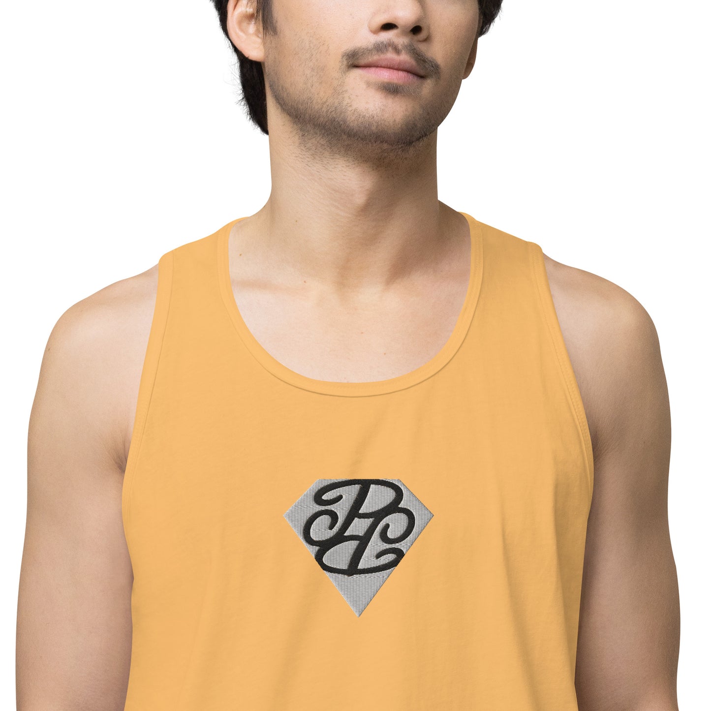 Phallacy Diamond Men’s Premium Tank Top (Embroidery)