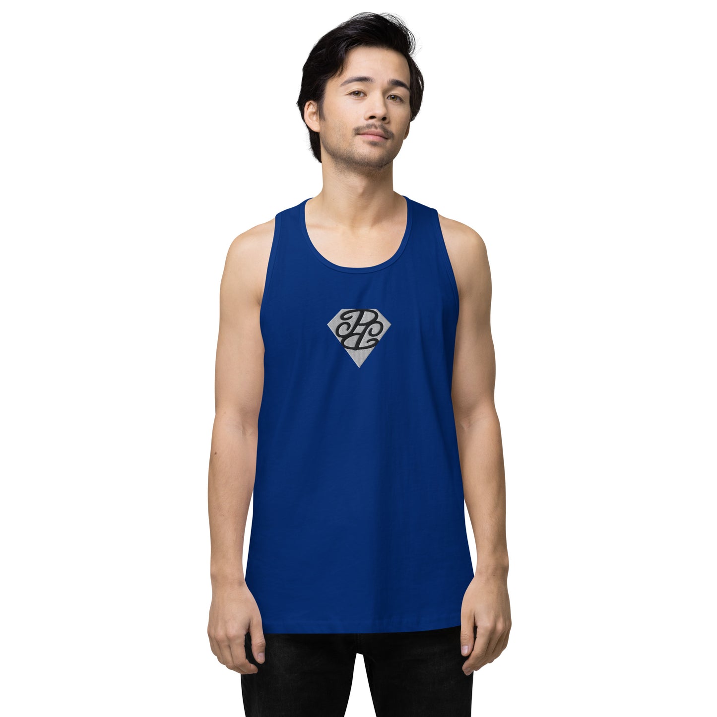 Phallacy Diamond Men’s Premium Tank Top (Embroidery)