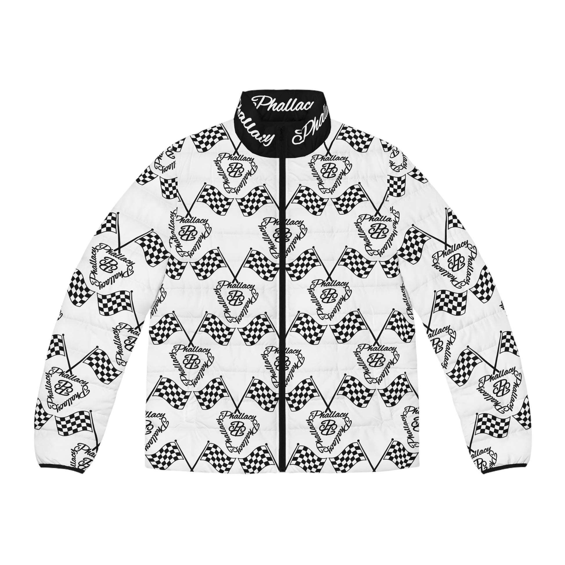 Stylish all over prints luxury unisex winter coat featuring a bold design and comfortable fit