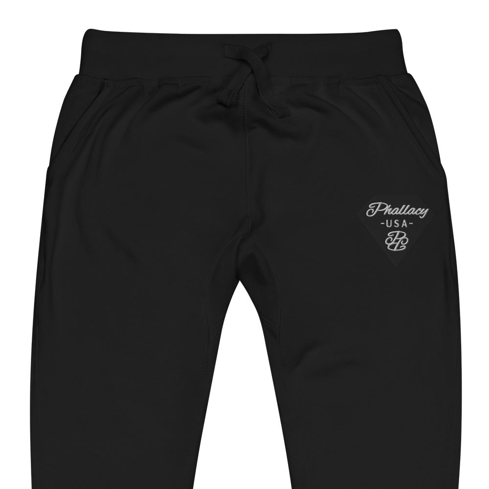 Phallacy Diamond Unisex Fleece Sweatpants (Embroidery)