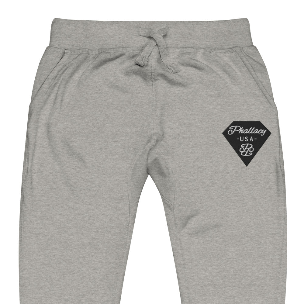 Phallacy Diamond Unisex Fleece Sweatpants (Embroidery)