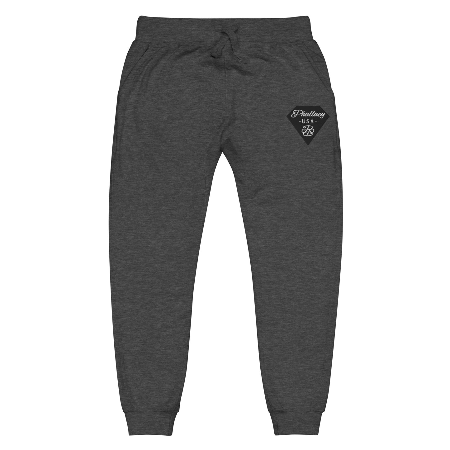 Phallacy Diamond Unisex Fleece Sweatpants (Embroidery)