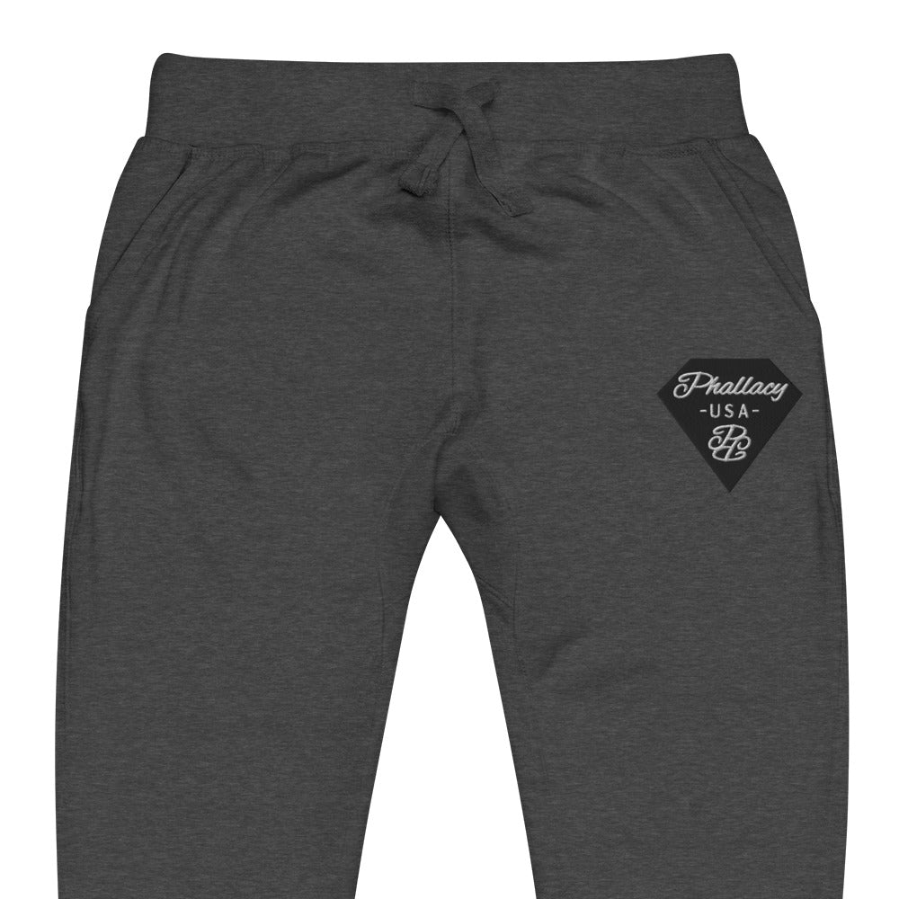 Phallacy Diamond Unisex Fleece Sweatpants (Embroidery)