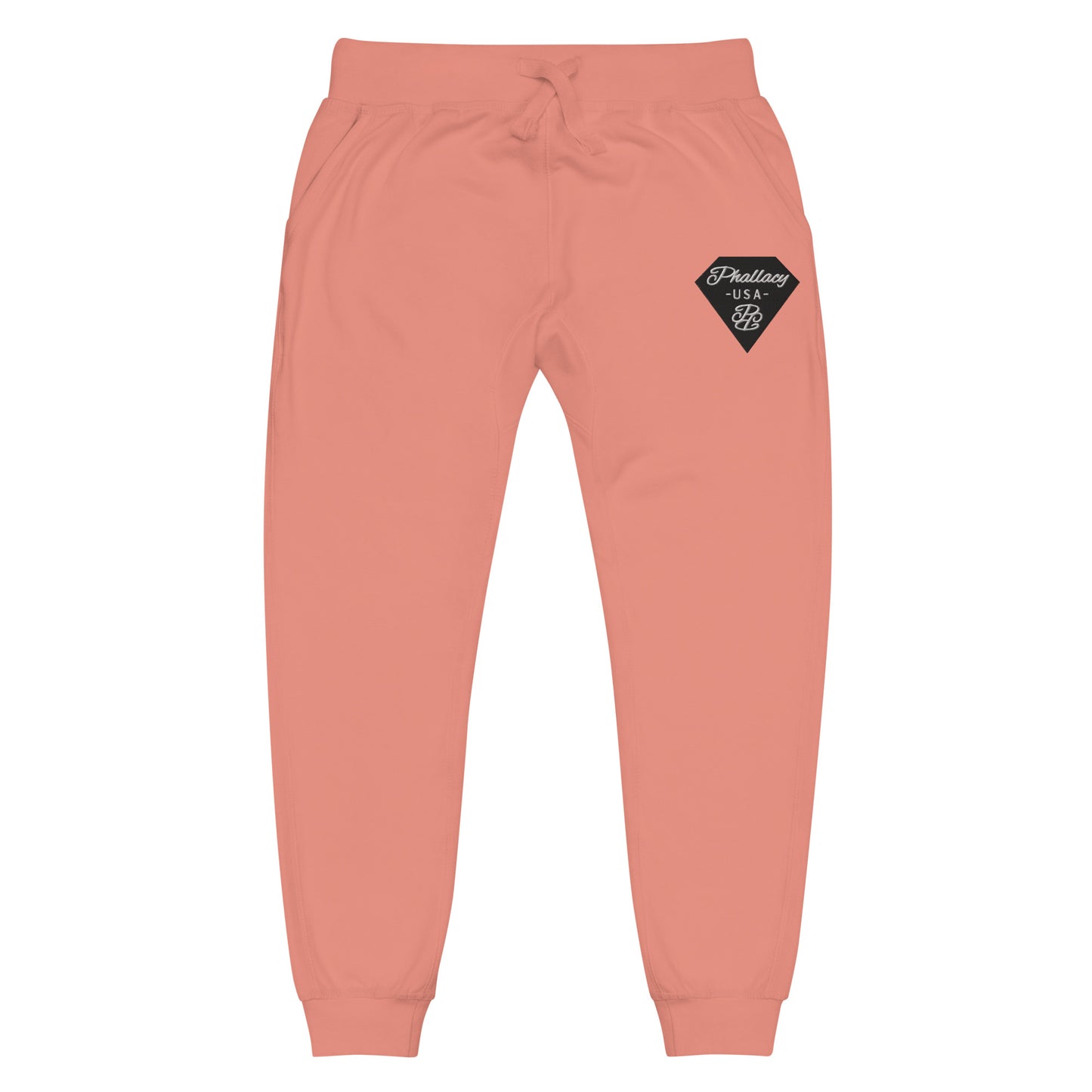 Phallacy Diamond Unisex Fleece Sweatpants (Embroidery)
