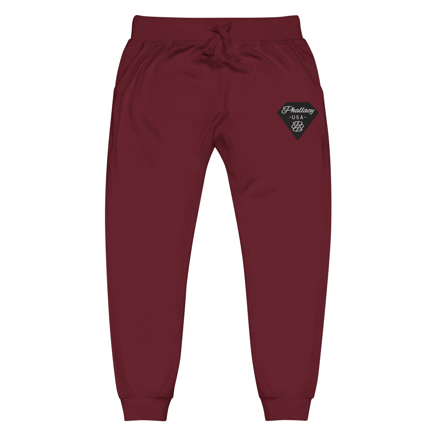 Phallacy Diamond Unisex Fleece Sweatpants (Embroidery)