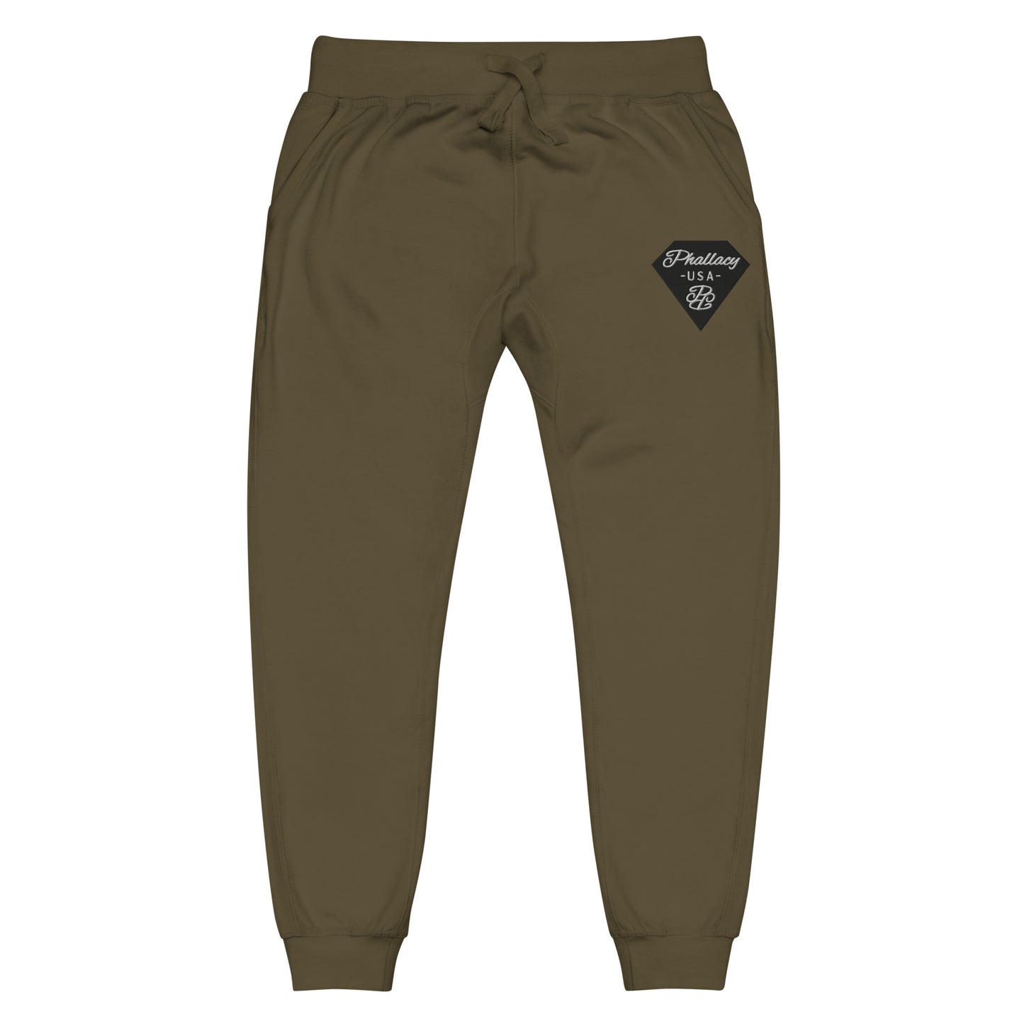 Phallacy Diamond Unisex Fleece Sweatpants (Embroidery)