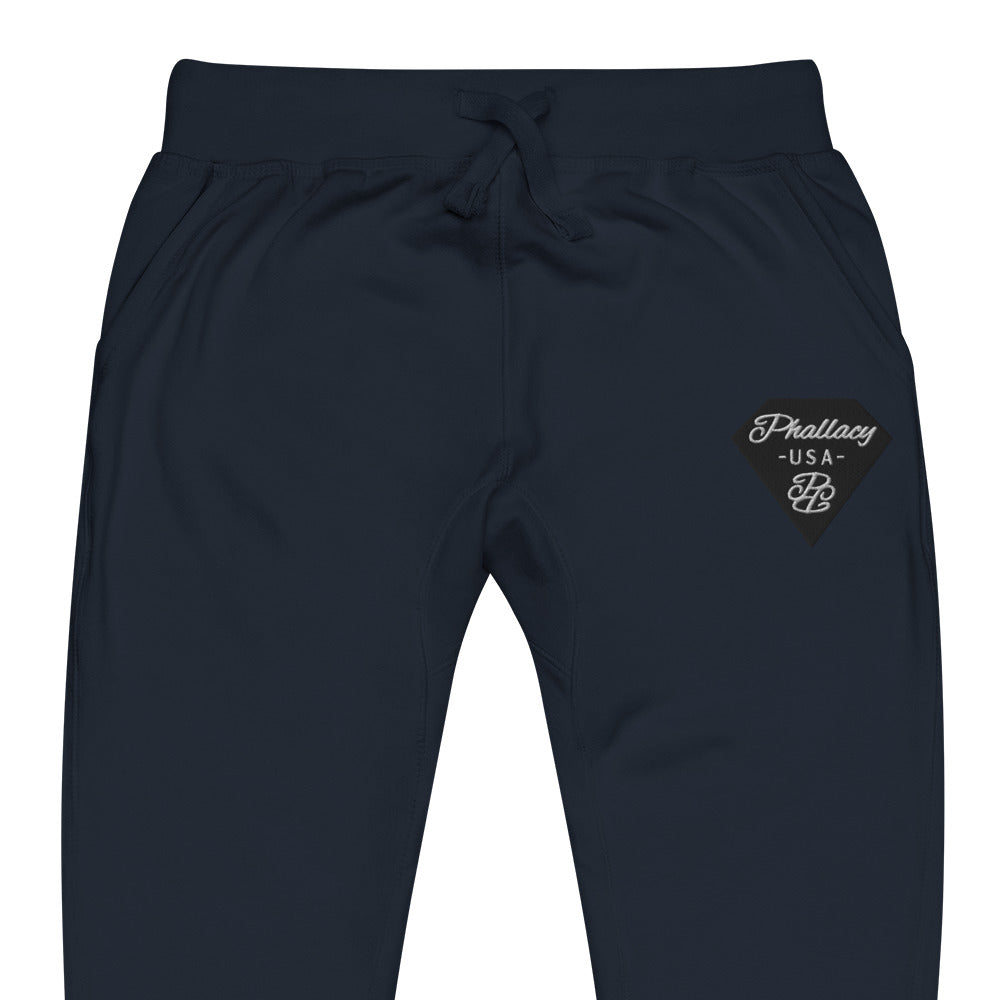 Phallacy Diamond Unisex Fleece Sweatpants (Embroidery)