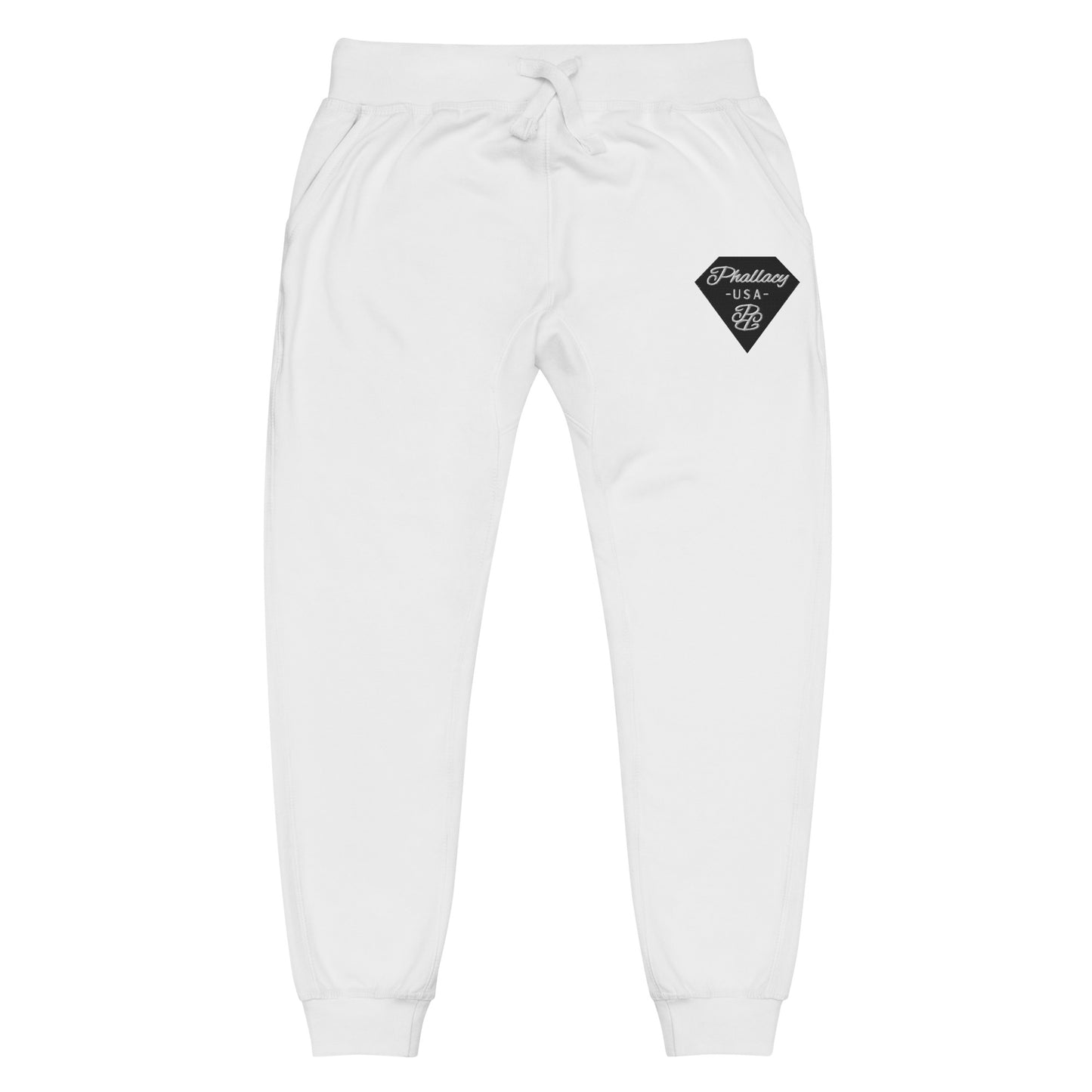 Phallacy Diamond Unisex Fleece Sweatpants (Embroidery)