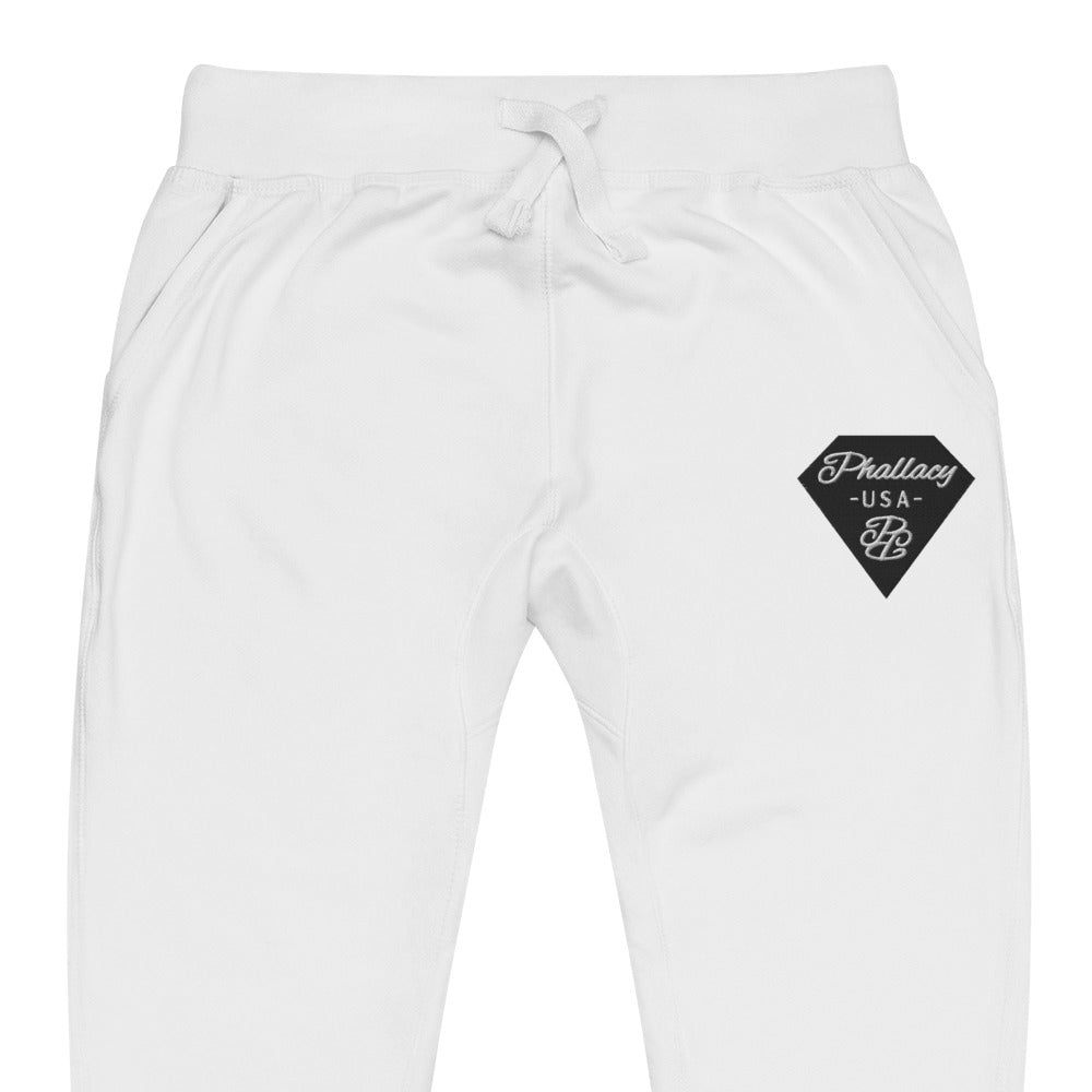 Phallacy Diamond Unisex Fleece Sweatpants (Embroidery)